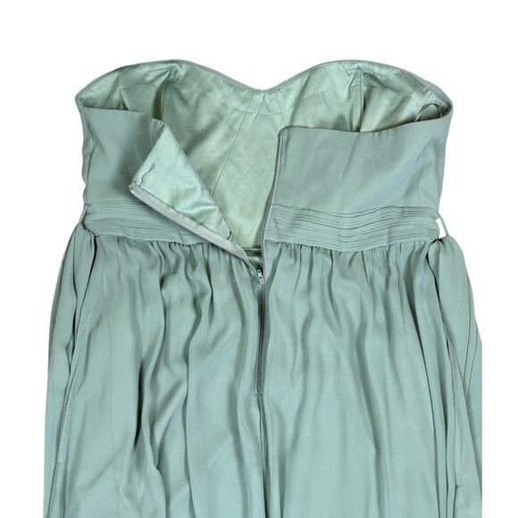 NWT Birdy Grey Grace Chiffon Convertible Maxi Dress Gown Women's XXL Sea Glass - Picture 6 of 11